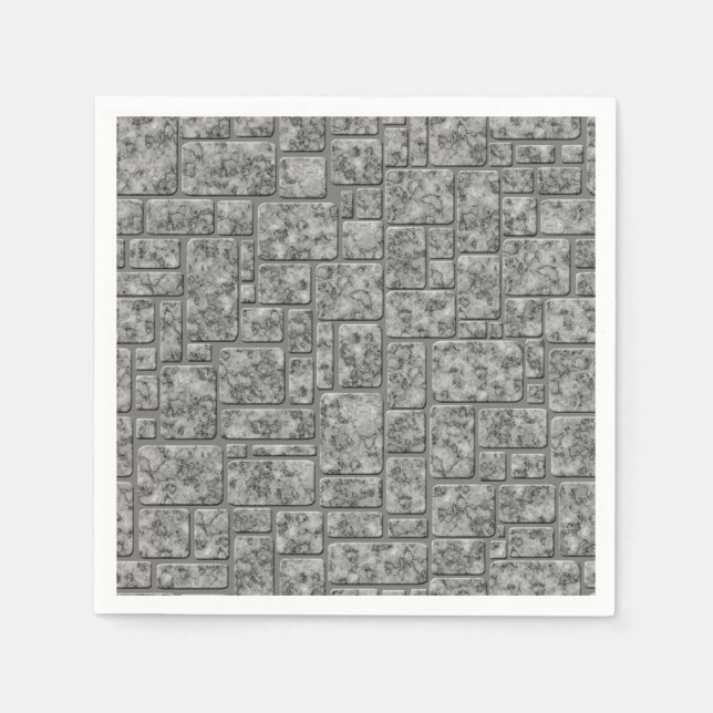 Servilleta De Papel Loft, loft de mármol (Anverso)