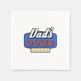 Servilleta De Papel Logo de cena de papá - Fiesta de barbacoa en casa