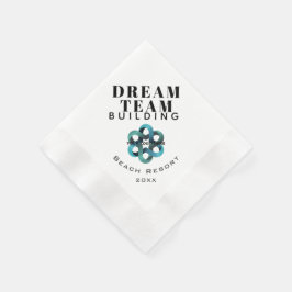 Servilleta De Papel Logo de Dream Team Building Company