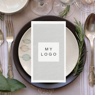 Servilleta De Papel Logo de Gray Business