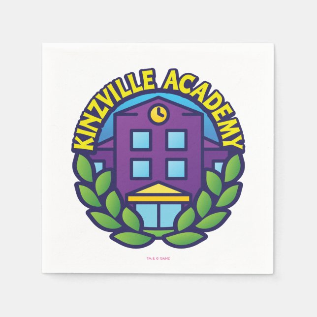 Servilleta De Papel Logo de la Academia de Kinzville (Anverso)