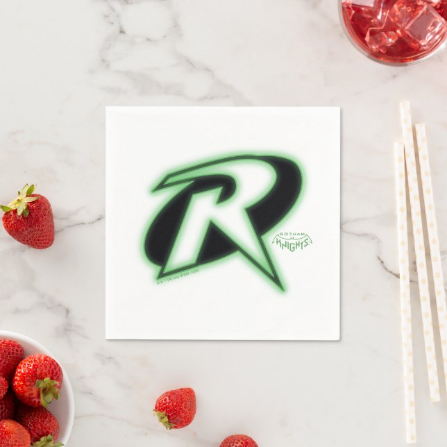 Servilleta De Papel Logo de los Caballeros de Gotham (In situ)