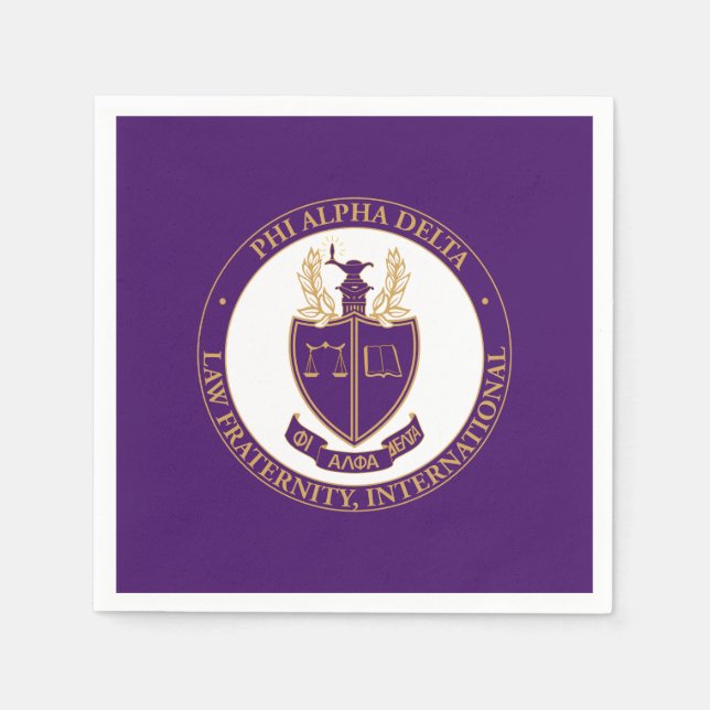 Servilleta De Papel Logo de Phi Alpha Delta (Anverso)