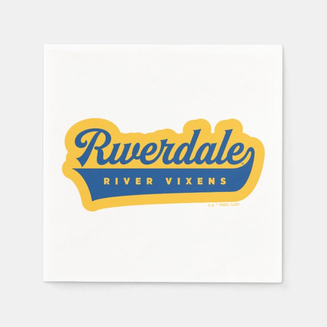 Servilleta De Papel Logo de Riverdale River Vixens (Anverso)