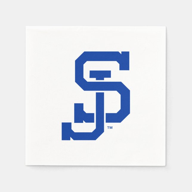 Servilleta De Papel Logo de SJ Spartans (Anverso)