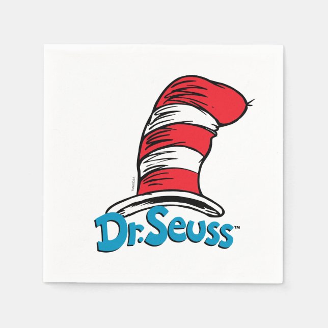 Servilleta De Papel Logo de sombrero de Dr. Seuss (Anverso)