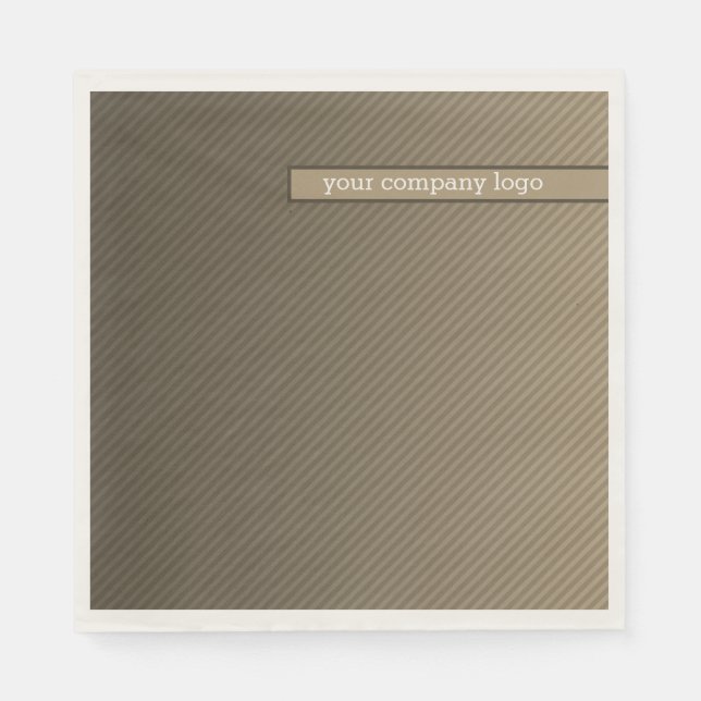 Servilleta De Papel LOGO DE SU EMPRESA, personalizado (Anverso)