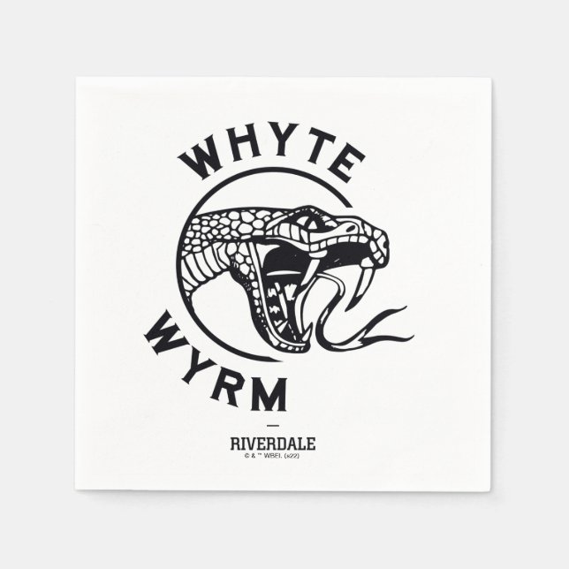 Servilleta De Papel Logo de Whyte Wyrm (Anverso)
