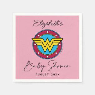 Servilleta De Papel Logo de Wonder Woman Próximamente Recién nacido