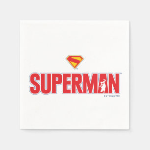 Servilleta De Papel Logo en negrita de Superman clásico