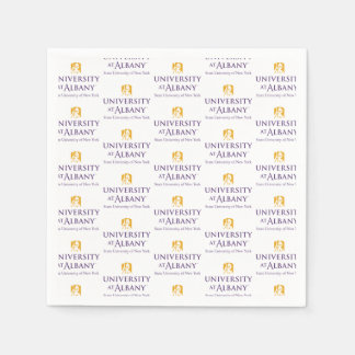 Servilleta De Papel Logo icónico de la Universidad de Albany