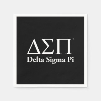 Servilleta De Papel Logotipo Clásico de Delta Sigma Pi