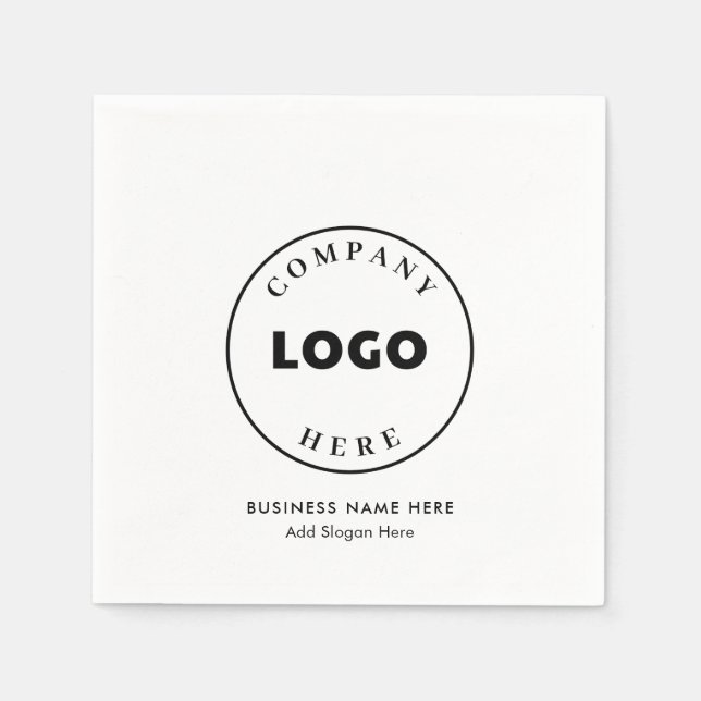 Servilleta De Papel Logotipo comercial moderno y papel Personalizado e (Anverso)