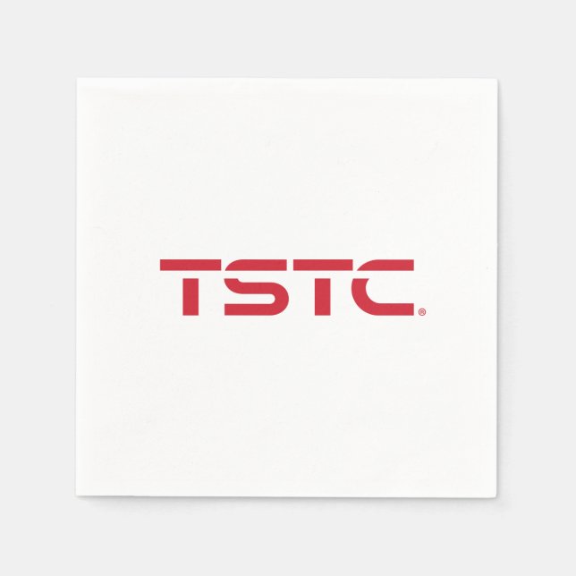 Servilleta De Papel Logotipo de bloque de TSTC (Anverso)