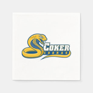 Servilleta De Papel Logotipo de Coker University Cobras