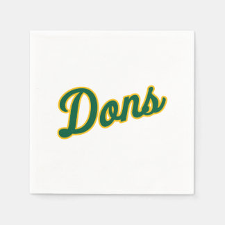 Servilleta De Papel Logotipo de Dons Script