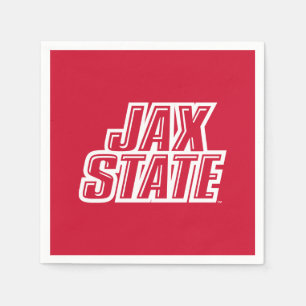 Servilleta De Papel Logotipo de Jacksonville State University JAX STAT