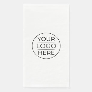 Servilleta De Papel Logotipo de Marca de Negocio Moderno