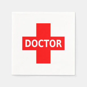 Servilleta De Papel Logotipo de médico