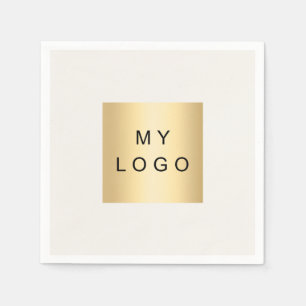 Servilleta De Papel logotipo de negocio de crema