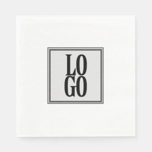 Servilleta De Papel Logotipo de Personalizado de empresa o empresa en 