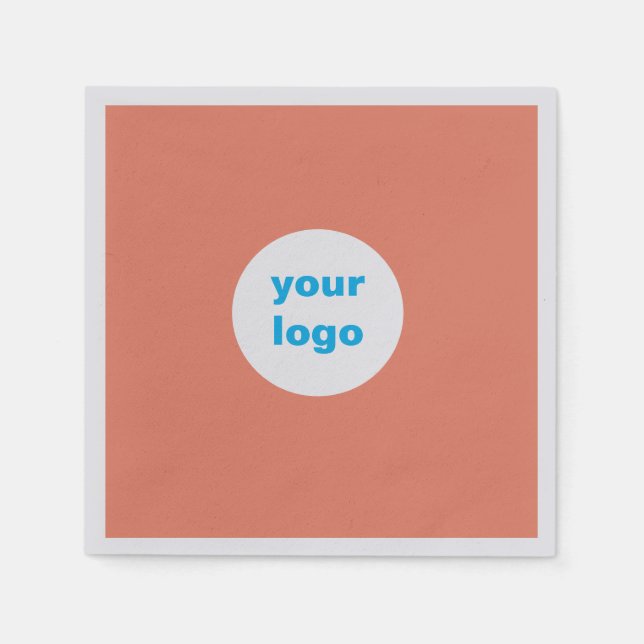 Servilleta De Papel logotipo de personalizado empresarial nombre simpl (Anverso)