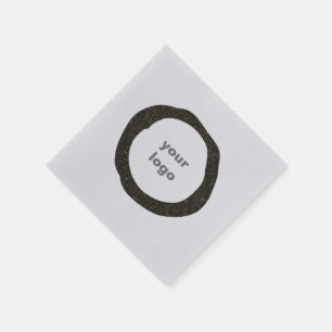 Servilleta De Papel logotipo de personalizado empresarial nombre simpl