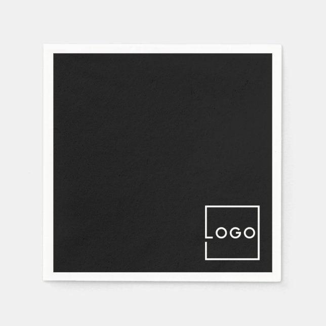 Servilleta De Papel Logotipo Empresarial Personalizado (Anverso)