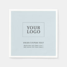 Logotipo empresarial personalizado simple azul pol