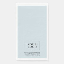 Logotipo empresarial personalizado simple azul pol