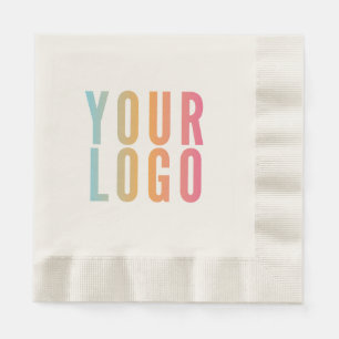 Servilleta De Papel Logotipo Empresarial Promocional Beige