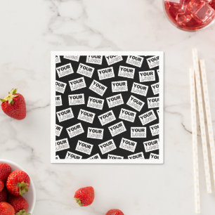 Servilleta De Papel Logotipo o cualquier foto colocados al azar