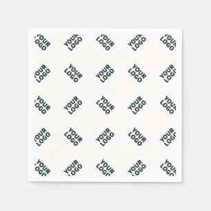 Servilleta De Papel Logotipo o patrón de imagen empresarial alternante