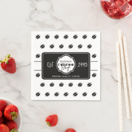 Servilleta De Papel Logotipo Personalizado de Cafetería Profesional Ne