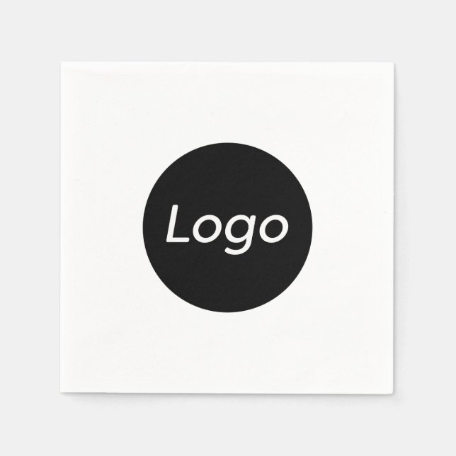 Servilleta De Papel Logotipo simple profesional de pequeñas empresas (Anverso)