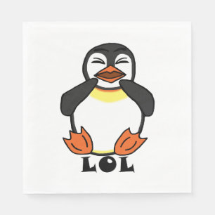 Servilleta De Papel LOL Laughing Pingüino
