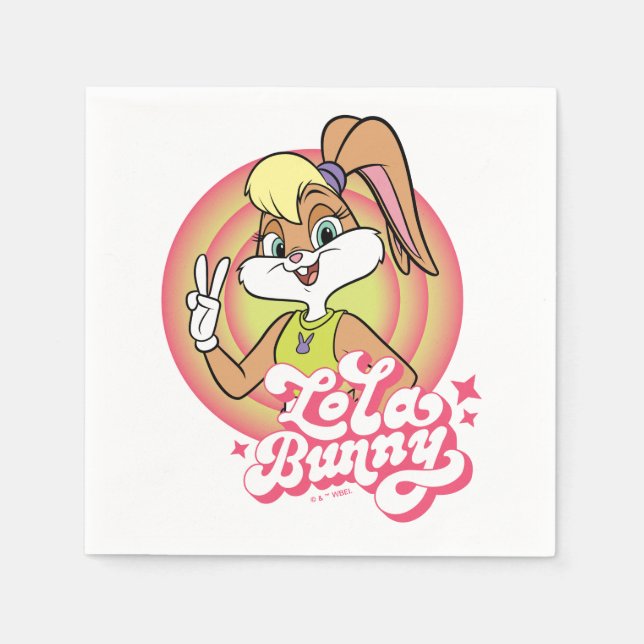 Servilleta De Papel Lola Retro LOONEY TUNES™ Rings (Anverso)