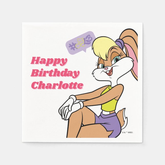 Servilleta De Papel Lola Sitting (Anverso)