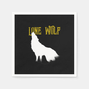Servilleta De Papel Lone Wolf Male Sigma Minimalista moderno