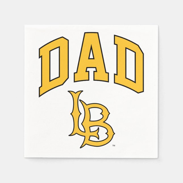 Servilleta De Papel Long Beach State Dad (Anverso)