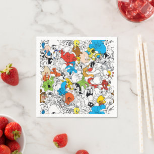 Servilleta De Papel LOONEY TUNES™ Color Pop Pattern