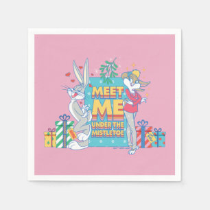 Servilleta De Papel LOONEY TUNES™ Reúnete conmigo bajo el mistletoe