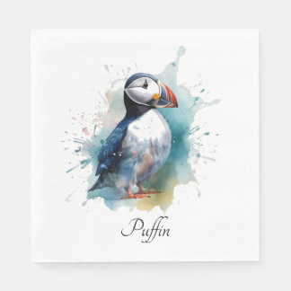 Servilleta De Papel Lorovio de acuarela adorable, personalizado
