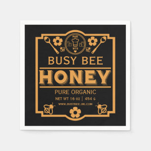 Servilleta De Papel Los agricultores comercializan Honey Jar