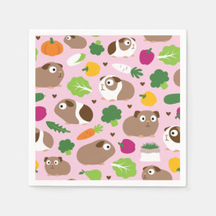 Servilleta De Papel Los Cerdos De Guinea Y Sus Tratos