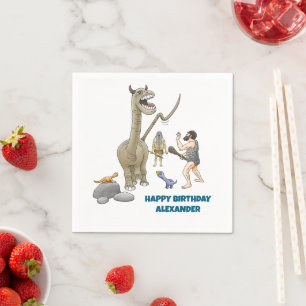 Servilleta De Papel Los dinosaurios conocen a la Edad de Piedra