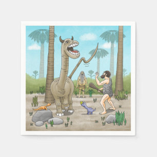Servilleta De Papel Los dinosaurios conocen a la Edad de Piedra