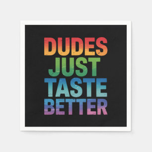 Servilleta De Papel Los dudes prueban mejor orgullo gay