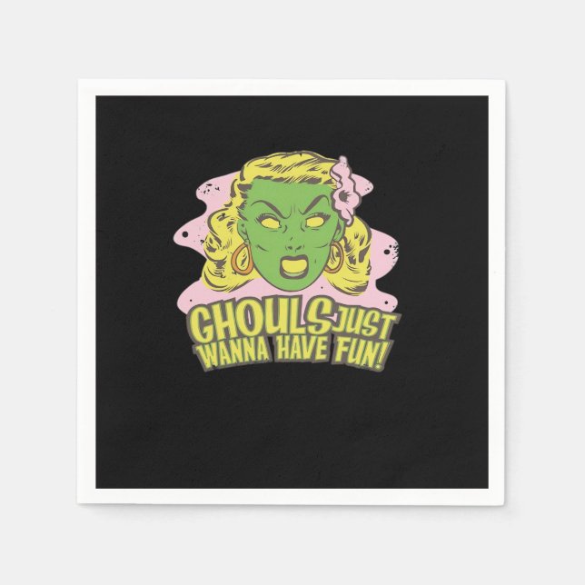 Servilleta De Papel Los fantasmas solo quieren divertirse Perezoso len (Anverso)