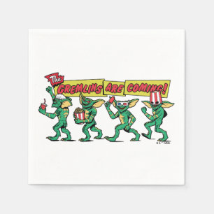 Servilleta De Papel Los Gremlins™ Están Llegando